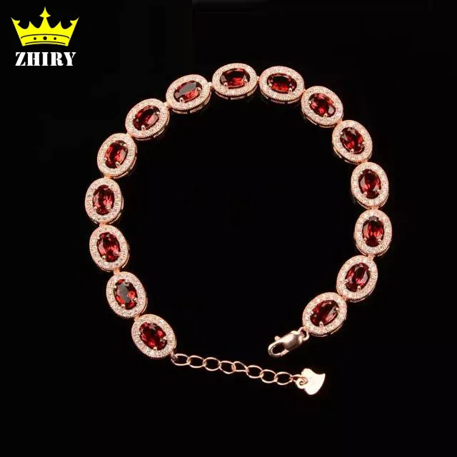ZHHIRY натуральный гранатовый камень серьги Настоящее 925 пробы серебряные серьги свадебные женские ювелирные изделия