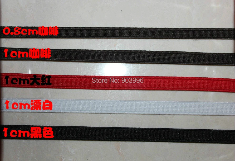 

10 мм белая и черная вязаная эластичная лента/эластичная тянущаяся тесьма 4 цвета 10 м/лот, для оптовой и розничной торговли