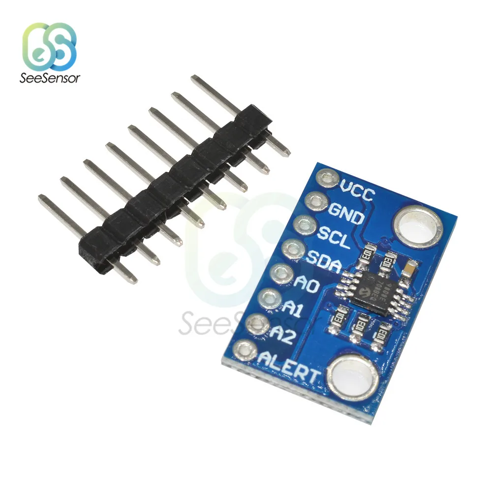 Высокоточный датчик температуры MCP9808 I2C модуль коммутационной платы 2 7 в-5 в