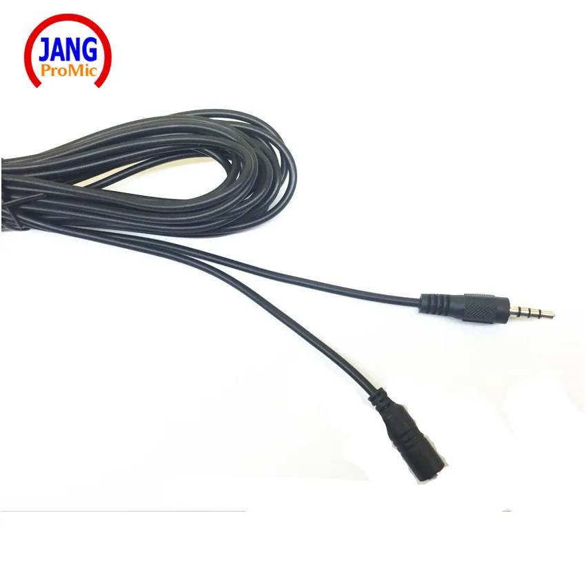 Высококачественный кабель для наушников с микрофоном длиной 6 м стерео 4 полюса 3 5