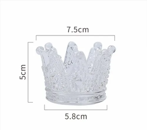 Подсвечник Crown Хрустальная пепельница высокое боросиликатное стекло практичная