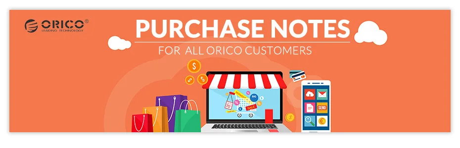ORICO MH4PU алюминиевый 4 порта USB 3,0 зажим-тип концентратор для настольного ноутбука Диапазон зажима 10-32 мм с 100 см Дата кабель-серебро
