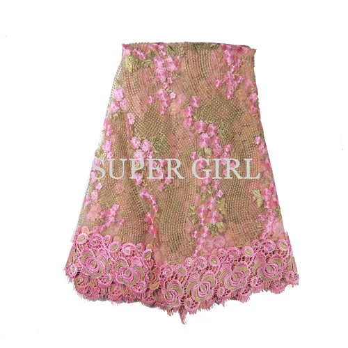 5 ярдов/серия высокого качества в нигерийском стиле Свадебные африканские ткани