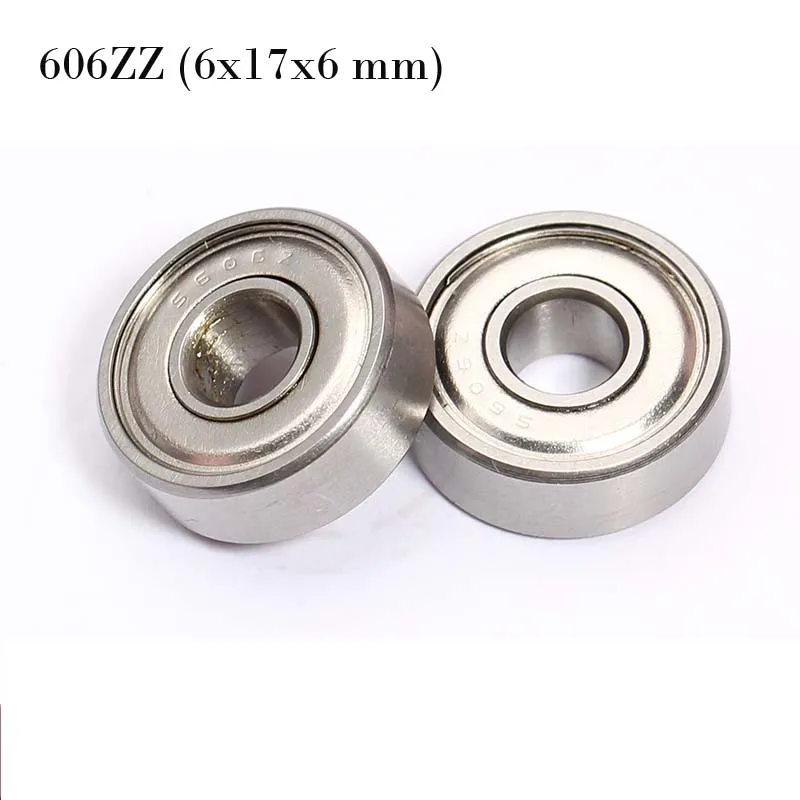 (10 шт.) 606ZZ (6x17x6 мм) металлические фотоподшипники 606z|bearing bearing|bearing 10bearing ball |