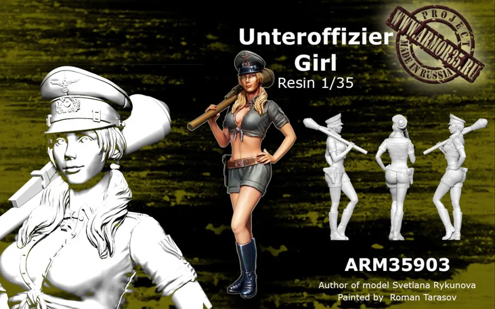 

1:35 Resin kit Unteroffizier girl