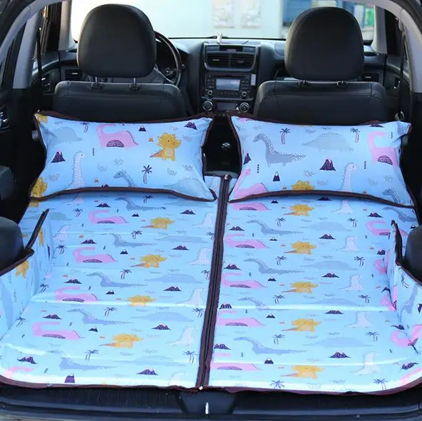 Cloth Dinosaur Автомобиль не надувная кровать MPV складной матрас SUV багажник специальная дорожная кровать автомобиль задний ряд автомобиль Любовник Секс-кровать коврик спальный коврик - Цвет: Cloth Dinosaur
