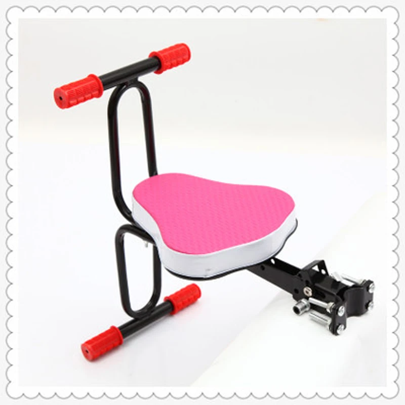 Handle Pedal Pink Электрический велосипед, детское седло, детское сиденье, складное детское кресло, регулируемое детское кресло для электрического скейтборда, скутера, электровелосипеда - Цвет: Handle Pedal Pink