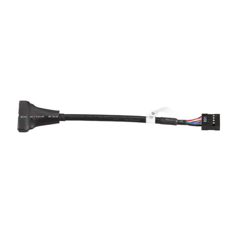 USB 2 0 9Pin материнская плата Женский к 3 20Pin Корпус Мужской кабель адаптер для CD ROM