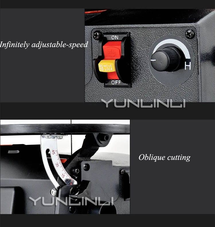 Электрическая Лобзиковая пила Настольная деревообрабатывающая проволочная