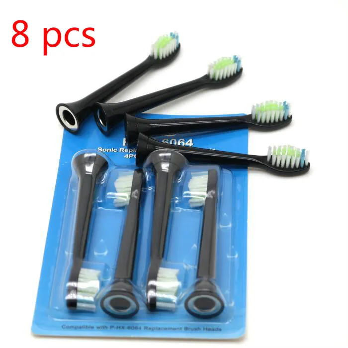 Насадки для зубной щетки HX6064 8 шт. PHILIPS Sonicare FlexCare Diamond Clean P HX 6064 подходит HX6530 HX6730 HX6930