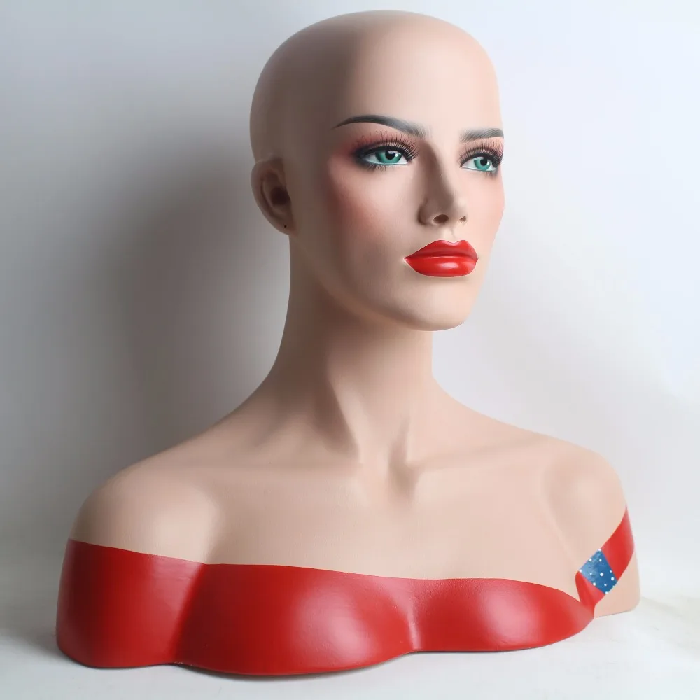 Реалистичная красная ручная роспись ткань женский манекен из Стекловолокна