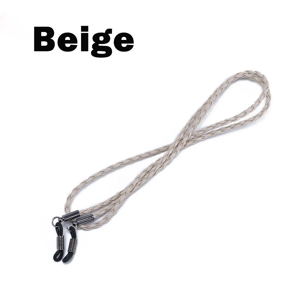 Style1-beige 70cm Горячая Распродажа, цепочка для очков, женская золотая металлическая цепочка для солнцезащитных очков, модная мини-корона, кулон, шнурок для очков, подвеска, ювелирное изделие - Цвет: Style1-beige 70cm