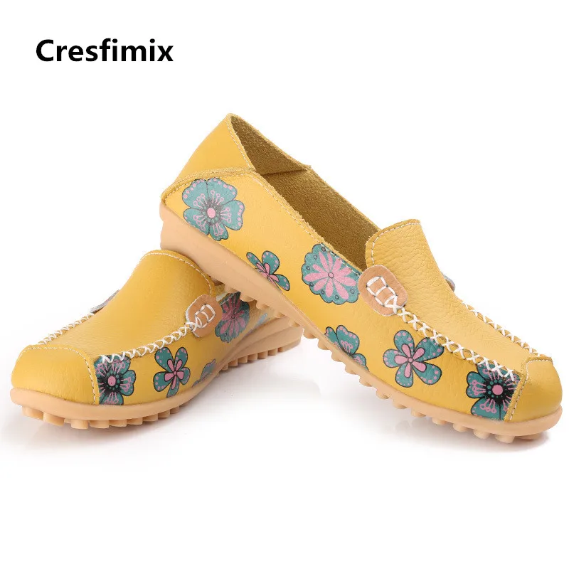 Cresfimix Женская мода новинка стильные туфли танкетки на высоком каблуке обувь