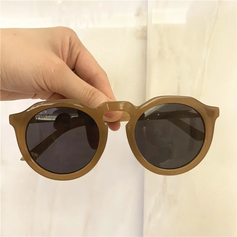 New jelly color sunglasses female tide retro UV protection eyewear sunglasses