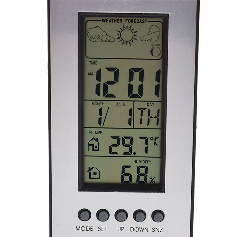 Цифровой термометр уличная Беспроводная метеостанция с ЖК-дисплеем и календарем