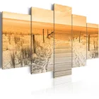 Алмазная вышивка море пляж трава, алмазная живопись 5 шт. Вышивка крестом мозаика головоломка 5d, камни в форме ромба, морской, домашний декор LK1