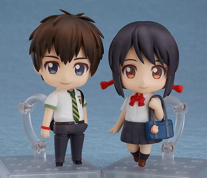 Аниме фильм ваше имя Kawaii милый Nendoroid 801 Tachibana Taki &amp 802 миямидзу мицуха фигурка куклы