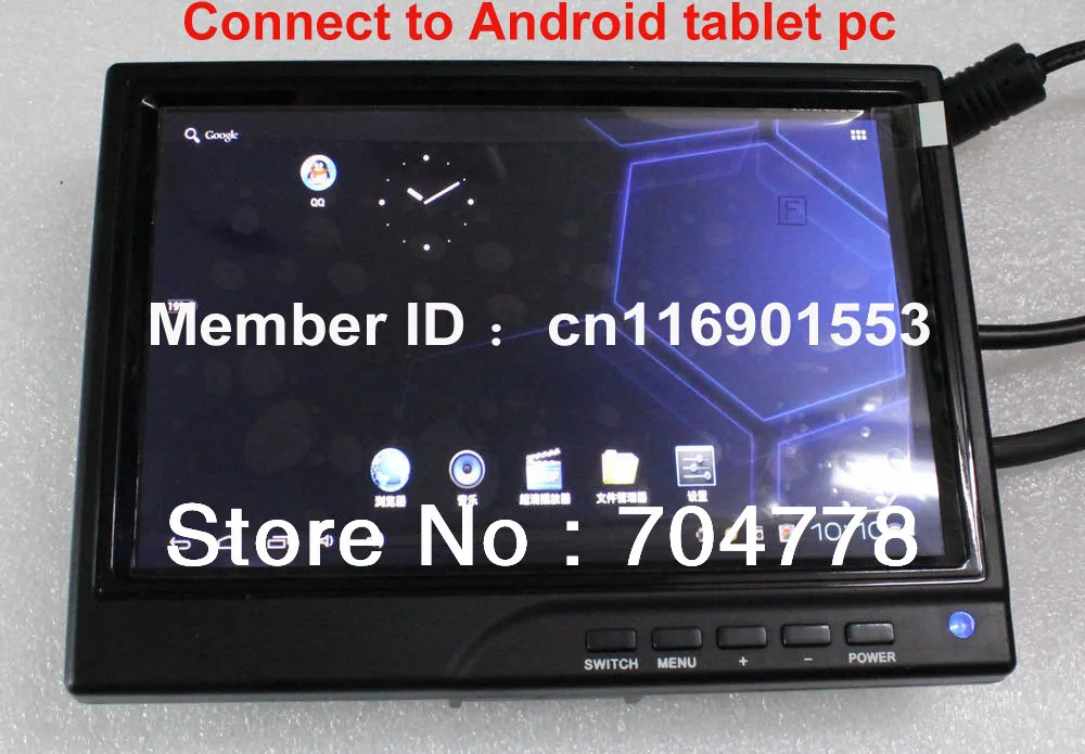 Drop Shipping 7 Inch HDMI Monitor 1280x800 IPS HD Screen VGA AV Car Connect SLR | Компьютеры и офис