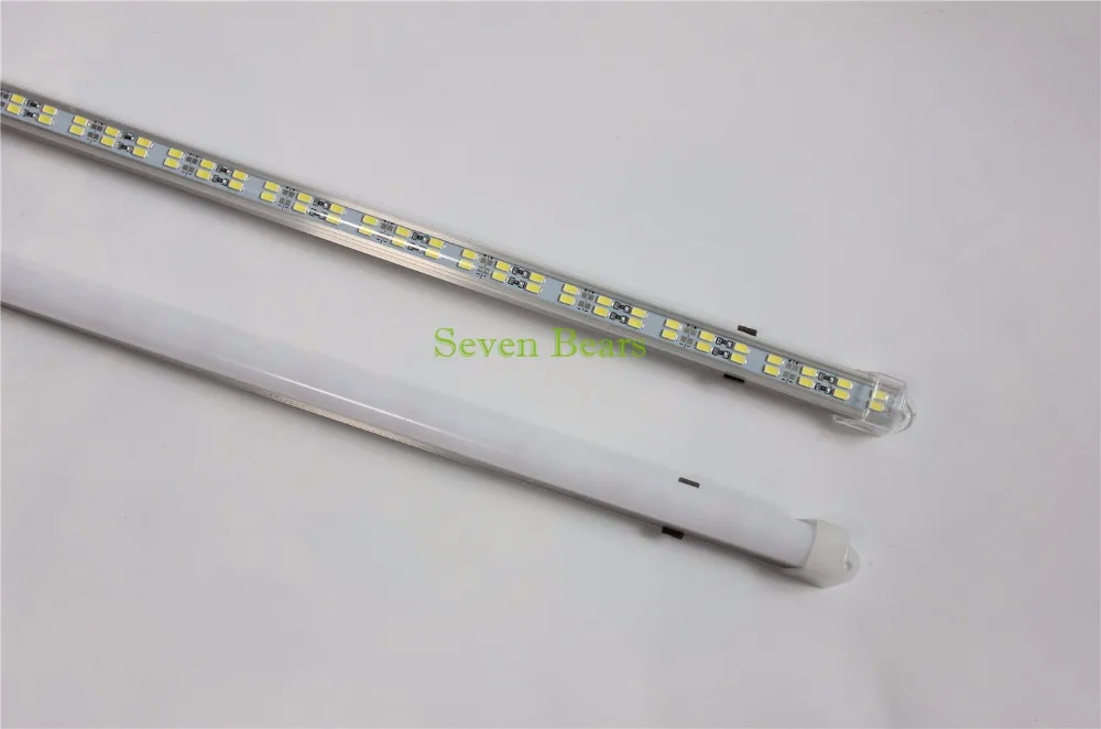Двойной ряд 5 шт./лот 50 см 72 светодиода 5730 SMD водостойкая жесткая полоса для шкафа