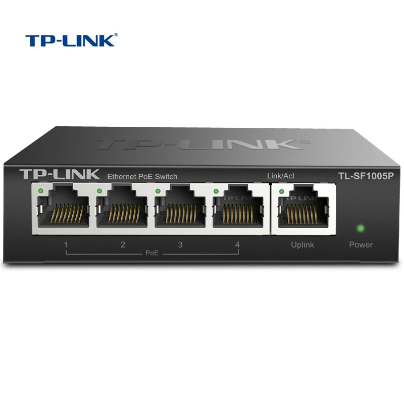 TP-Link TL-SF1005P 5-скоростной POE коммутатор с питанием от сети Ethernet мониторинг