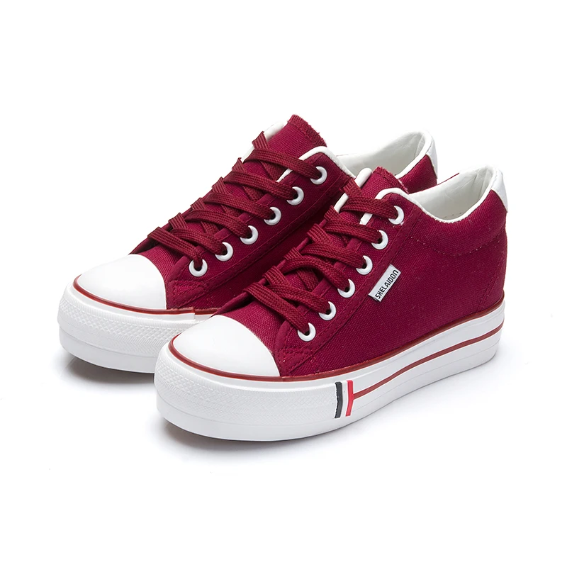 Женщины Повседневная Обувь весна осень Дышащий Холст Резиновая Мода Breathab