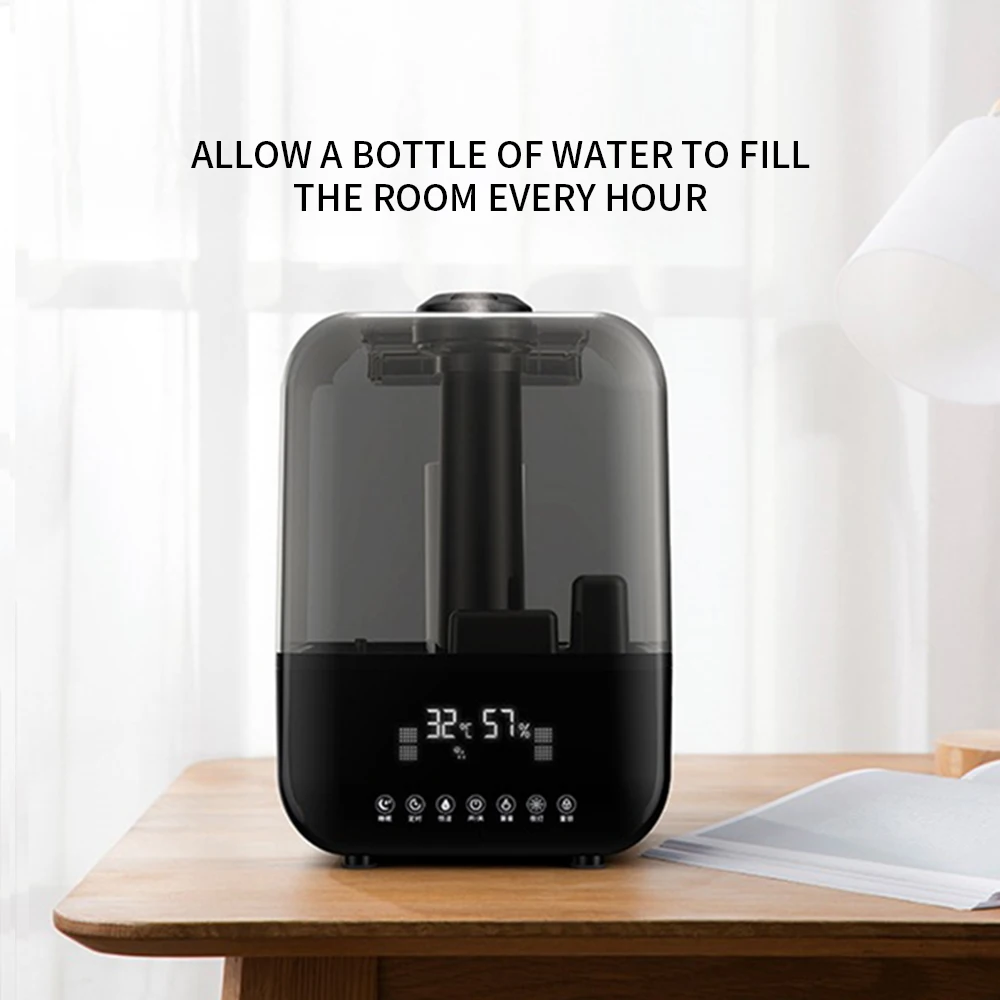 FUNHO 5L большой объем пульт дистанционного управления увлажнитель воздуха время