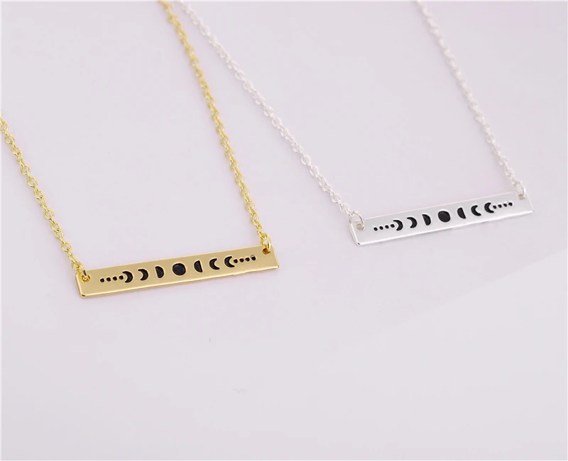 30 шт. новый простой кулон ручной работы месяц фаза меняющее ожерелье ювелирные