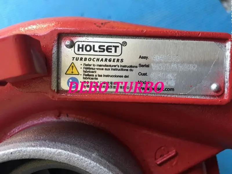 Б/у подлинный HOLSET HX30W 4040382 4040353 3592318 3598542 CUMMINS 4BTA 4089319 л кВт/л.с. турбокомпрессор