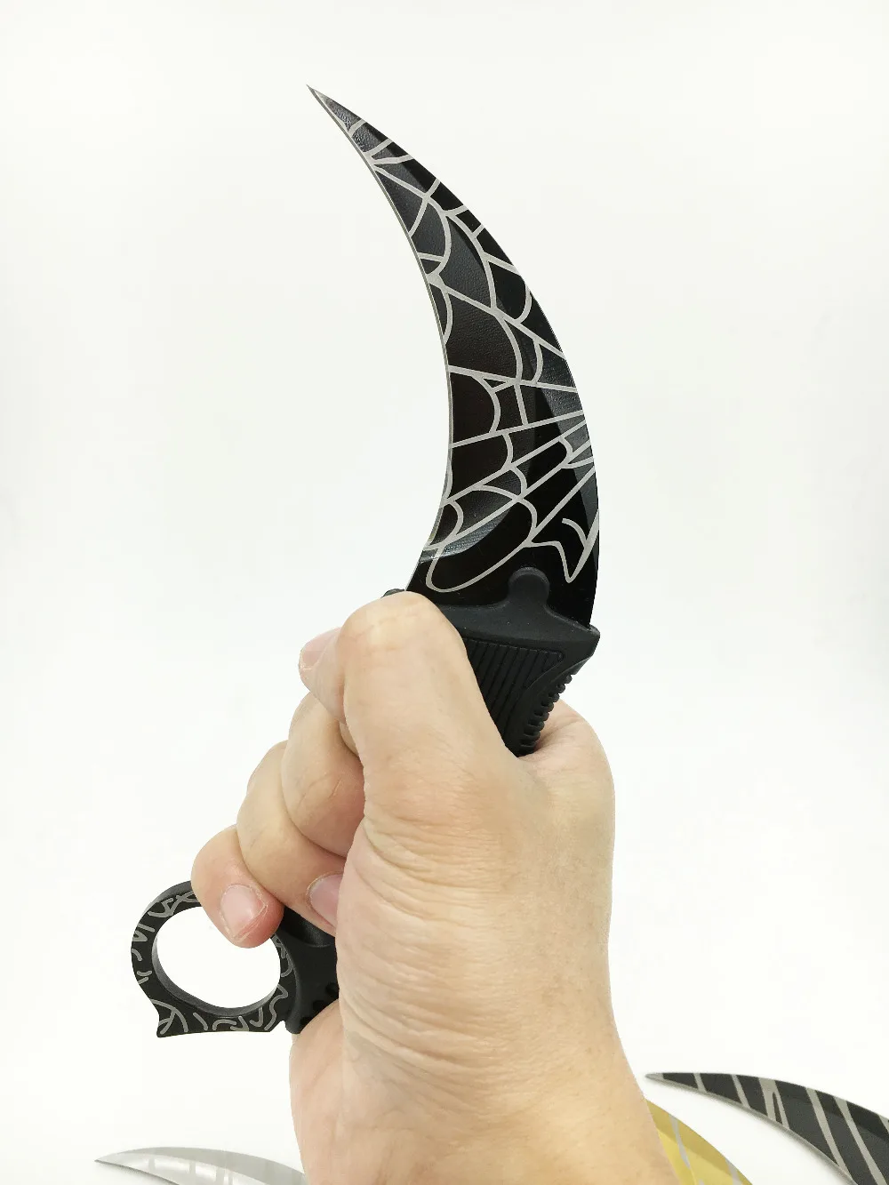 CS GO нож-керамбит Counter Strike коготь острый нож шейный с ножнами тигровый зуб