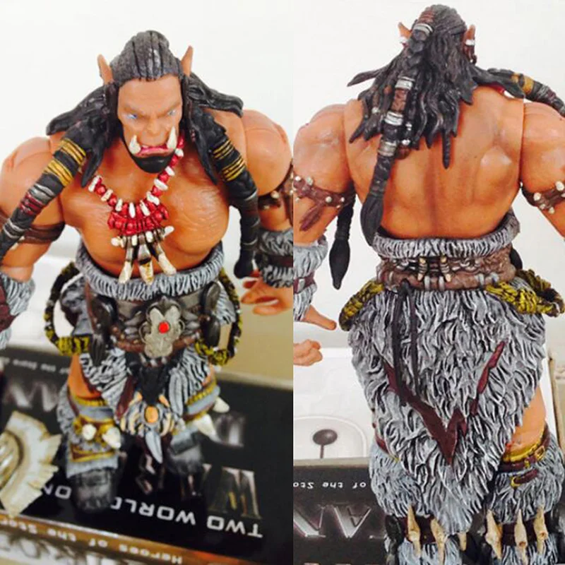 22 см игрушки DC7 WOW Durotan Orgrim Union Horde Frostwolf Clan ccique ПВХ фигурка модель дети подарок на