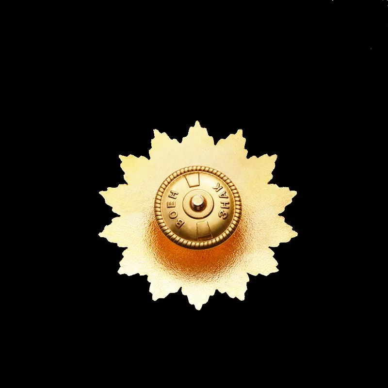 

Значок на колпачок из цинкового сплава, с золотым и серебряным двухцветным покрытием