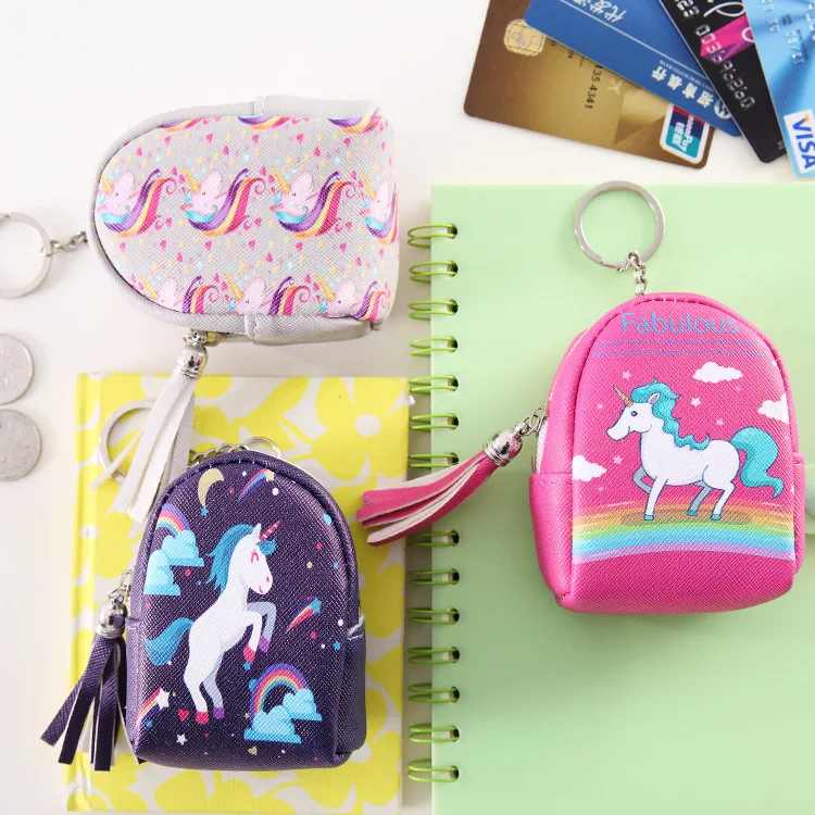 Мультяшный Кошелек для монет my little pony, Женская мини-гарнитура, сумка для кредитных карт, ручная сумка для ключей, маленький кошелек, Модная Портативная сумка