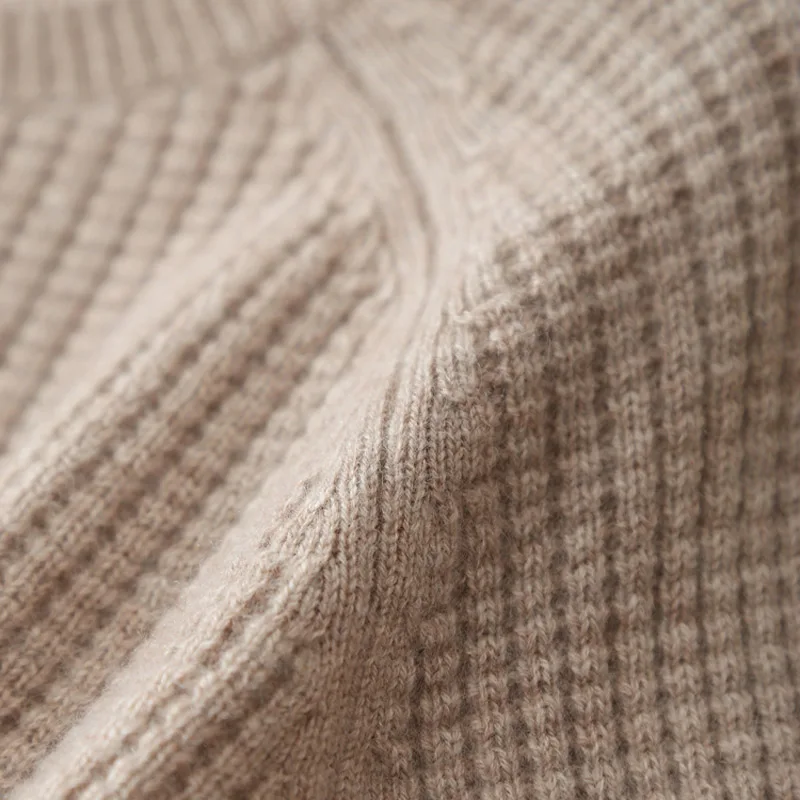 Pure Cashmere Sweater Women Autumn Winter High Quality O-Neck Moss Stitch Soft Skin Friendly Casual Loose Sweaters Pullover | Женская