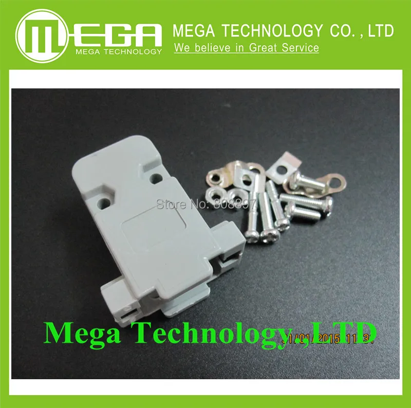 10 шт. 9-контактный паяльник DB9 с пластиковой крышкой разъем RS232 | Электронные