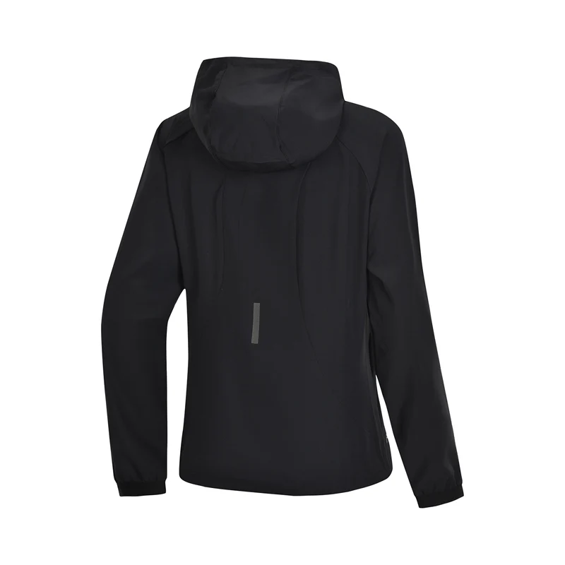 Женские беговые куртки Li Ning спортивная куртка с капюшоном и водонепроницаемой