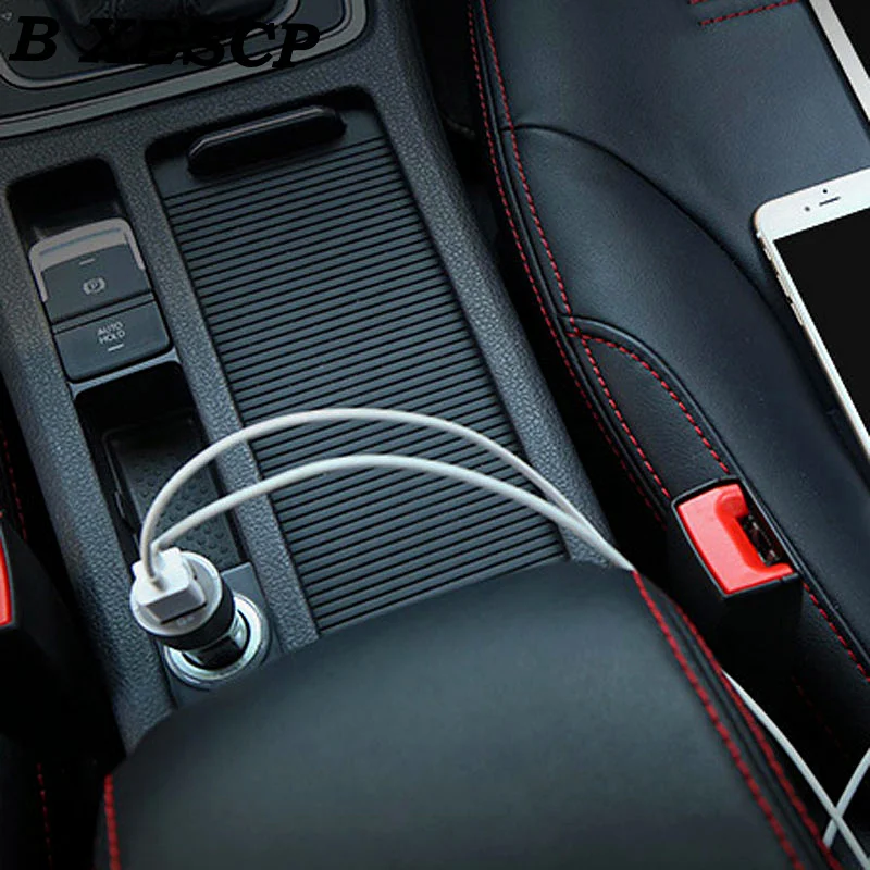 Автомобильное зарядное устройство с двумя USB 2 1 в маленькое стальное для Citroen Пежо