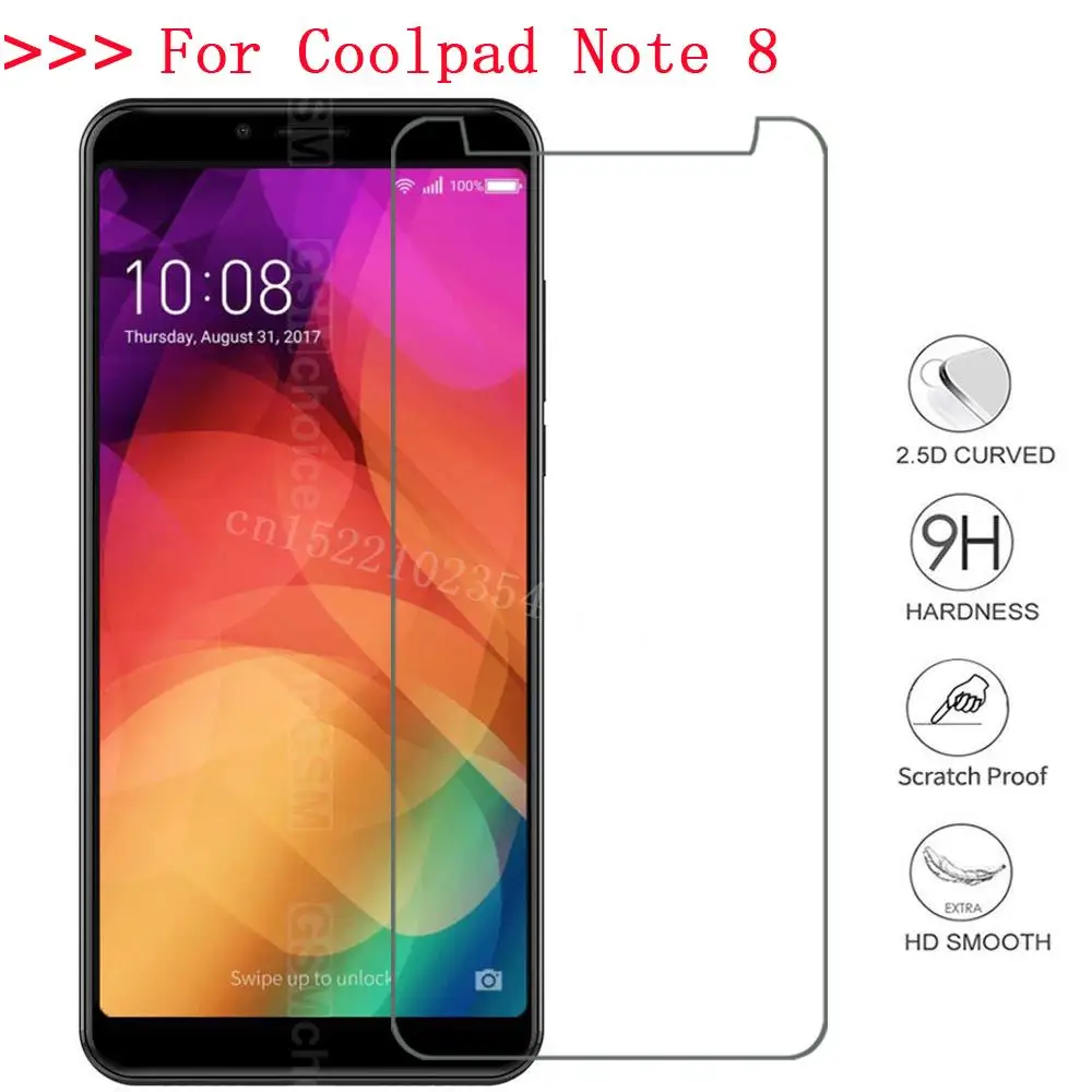 Закаленное стекло для Coolpad Cool Play 7 Взрывозащищенная защитная пленка Note 8 Защита