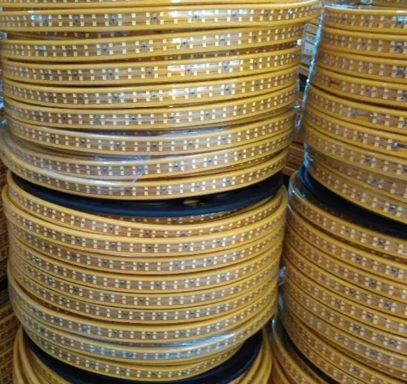 Сверхъяркая Светодиодная лента белый светильник 220 В водонепроницаемая IP66