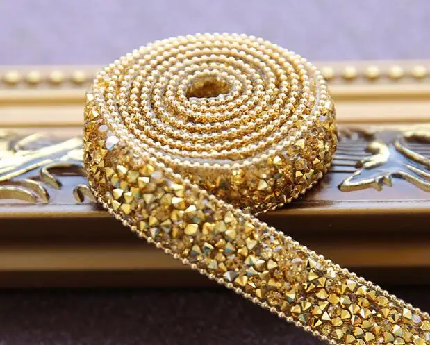50CM PRICE-15MM WIDE 100 см, железные стразы, лента, золото, исправление, драгоценный камень, кружево, отделка, горячее сверление, бисерная цепочка, ленты, свадебное платье, пояс, окантовка - Цвет: 50CM PRICE-15MM WIDE