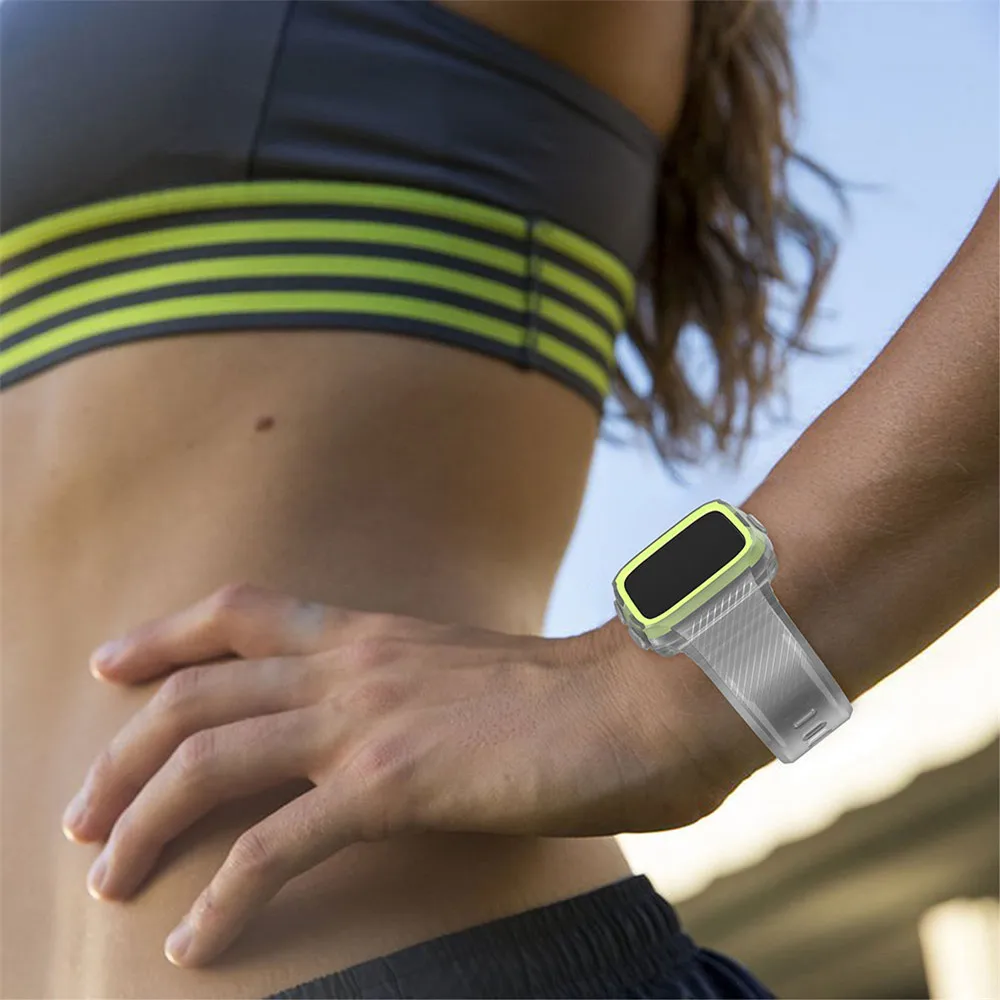 Новое поступление для Fitbit Versa наручный ремешок Смарт часы с корпусом защитный