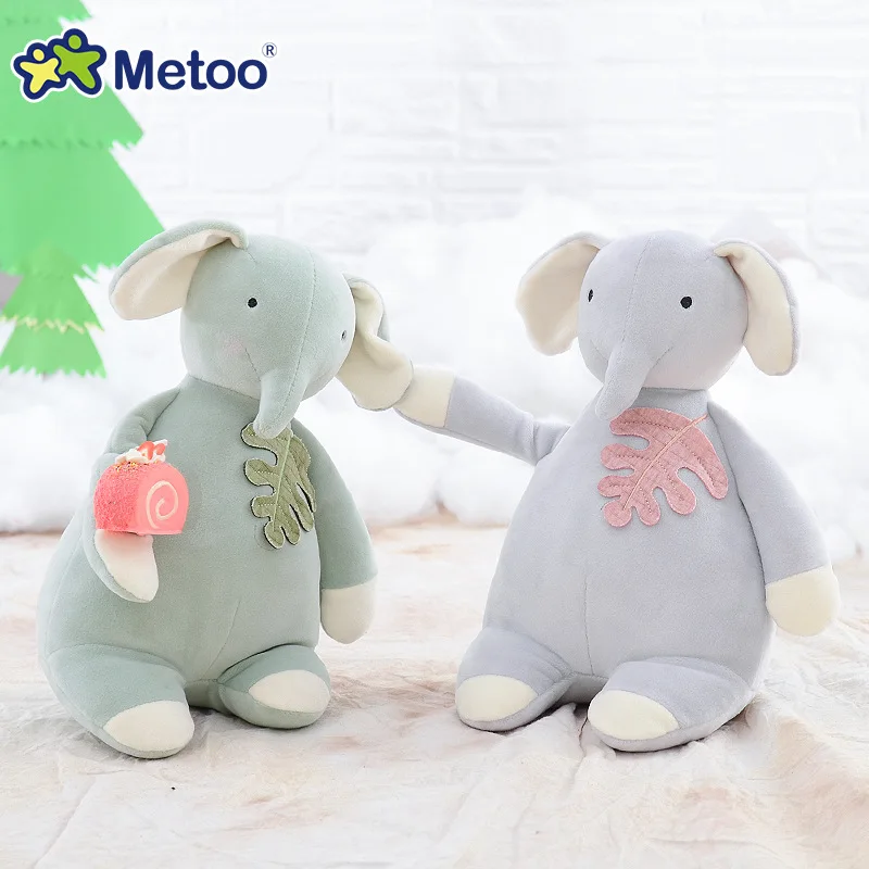 Милая кукла Metoo мягкий плюшевый слон мини-кулон милые игрушки-животные для