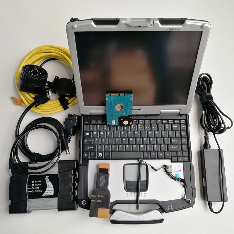 

V12.2021 Software ICOM NEXT with 1TB HDD & Used Toughbook Cf-30 4G Professional Auto Repair Diagnostic Tools & Scanner