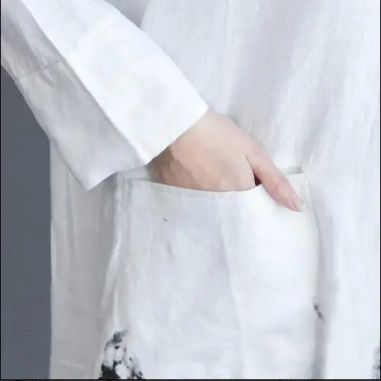 Большие размеры Женская винтажная одежда 2019 Boho осень женская с длинными рукавами