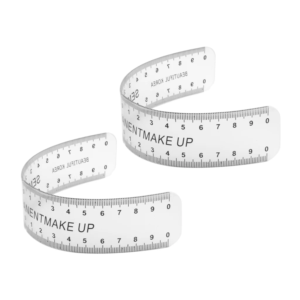 2 шт многоразовые для бровей формирующий трафарет ухода линейка Макияж