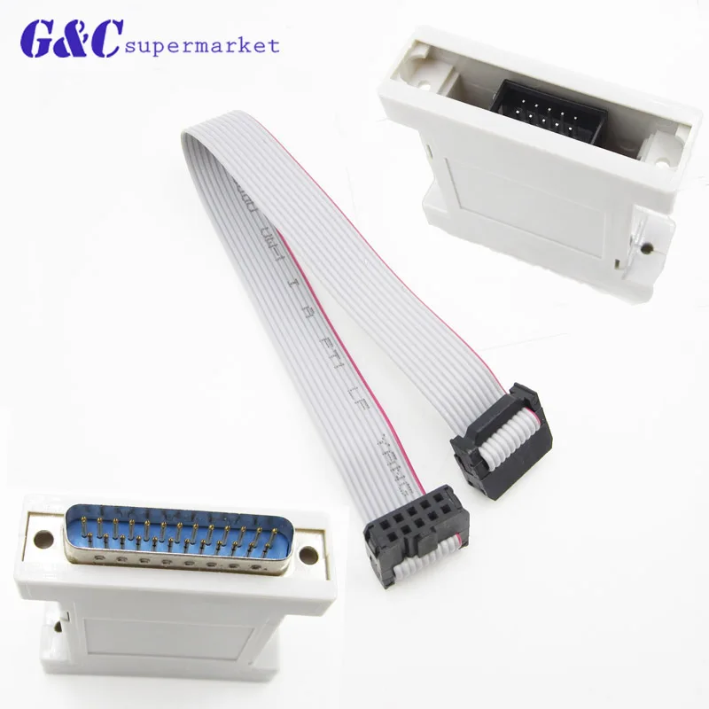 XC2C64 XC9572 DB25 JTAG скачиваемый кабель Xilinx LPT параллельный программатор CPLD