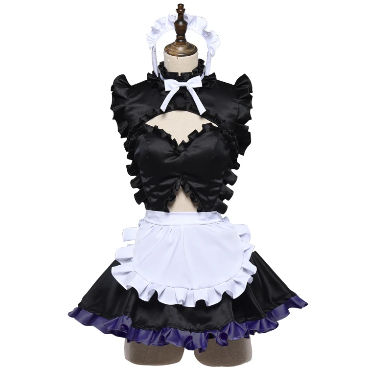 Игра Fate/Grand Order Mash Kyrielight карнавальный костюм готический милый горничной полный