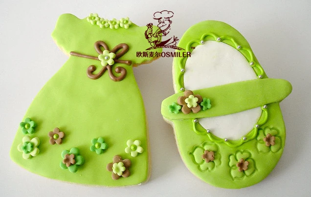 1 шт. детские металлические резаки для печенья|fondant cake decorating tools|cake toolsdress mold |