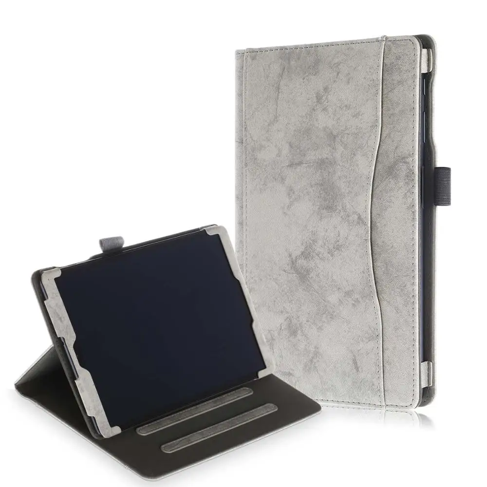 T515-NKQC-Gray Чехол для samsung galaxy tab a 10,1 T510 T515 из искусственной кожи, чехол для планшета samsung Tab A 10,1 чехол - Цвет: T515-NKQC-Gray