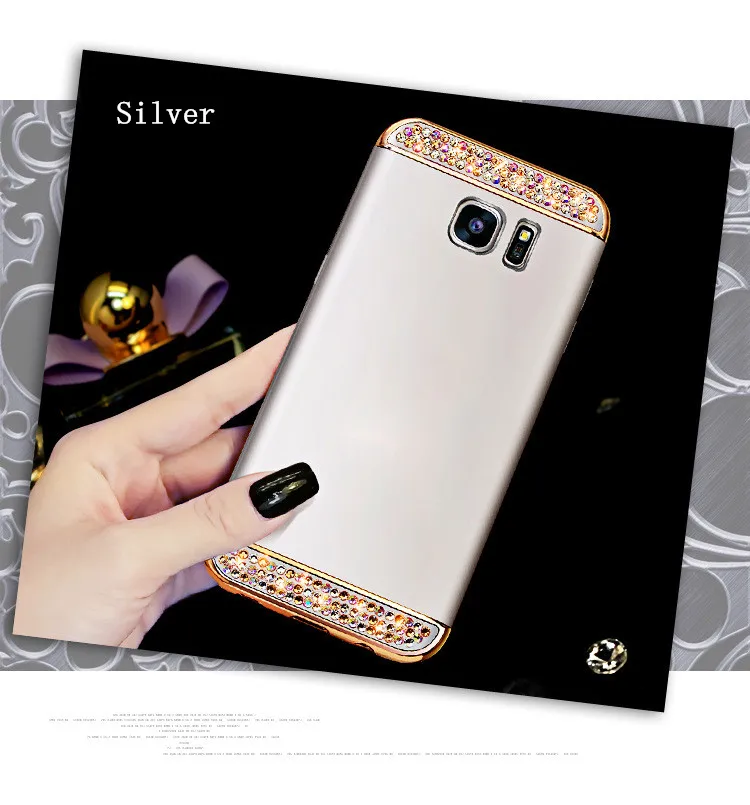 3 в 1 Гибридный Кристальный чехол для Samsung Galaxy S8 S9 A50 A6 A8 2018 J4 J6 Plus J3 J5 J7 Neo 2016 A3 A5 A7 2017