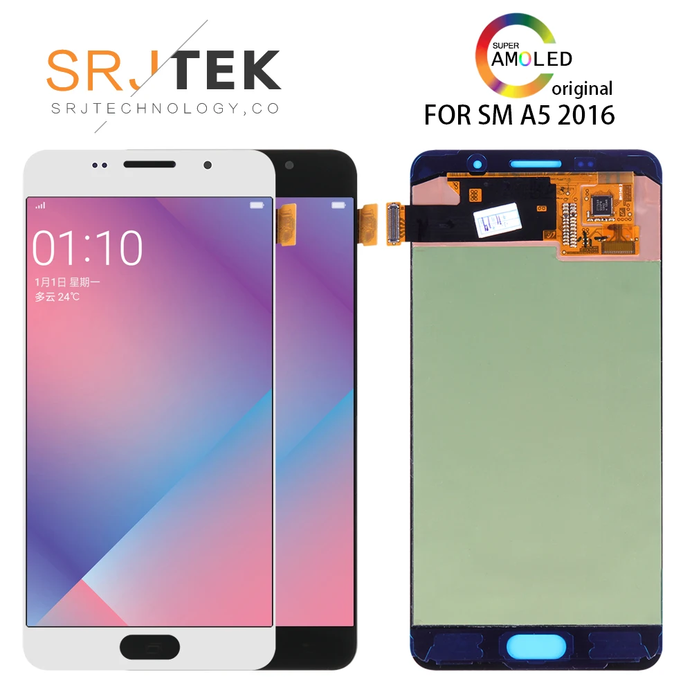 Оригинальный 5 2 дюймовый супер AMOLED экран для Samsung Galaxy A5 2016 A510 A510F A510M A510FD A5100 ЖК